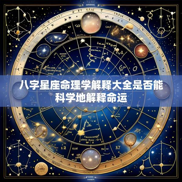 八字星座命理学解释大全是否能科学地解释命运