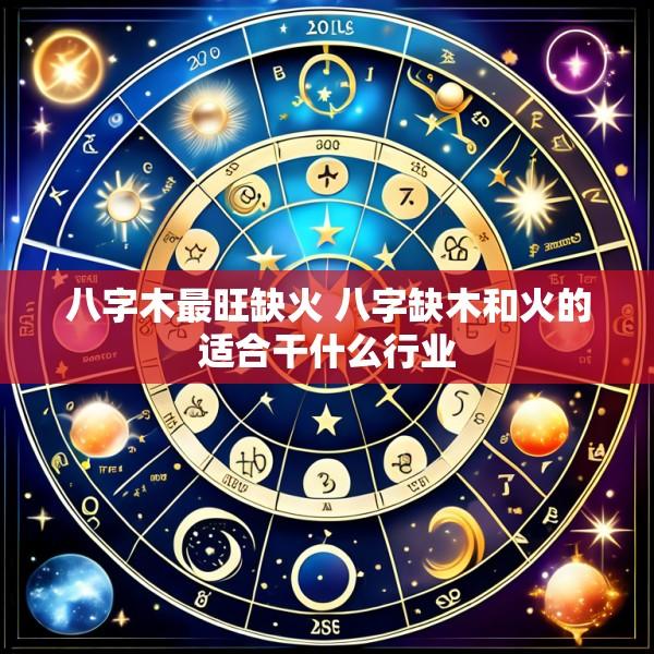 八字木最旺缺火 八字缺木和火的适合干什么行业