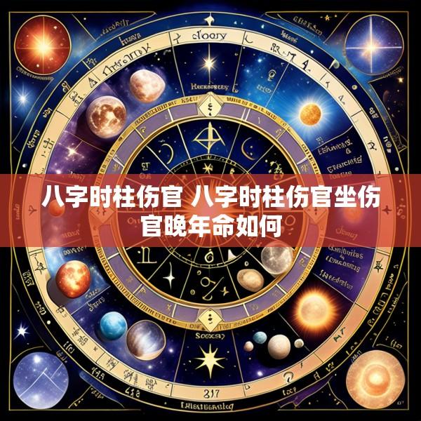 八字时柱伤官 八字时柱伤官坐伤官晚年命如何