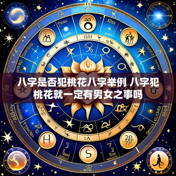 八字是否犯桃花八字举例 八字犯桃花就一定有男女之事吗