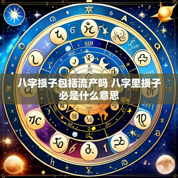 八字损子包括流产吗 八字里损子必是什么意思