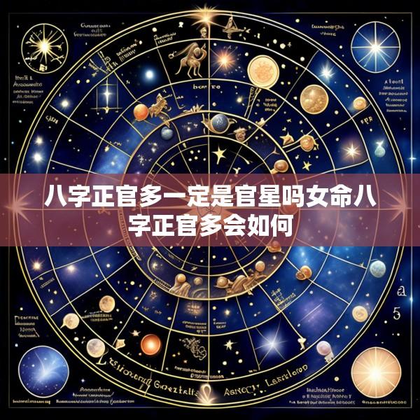 八字正官多一定是官星吗女命八字正官多会如何