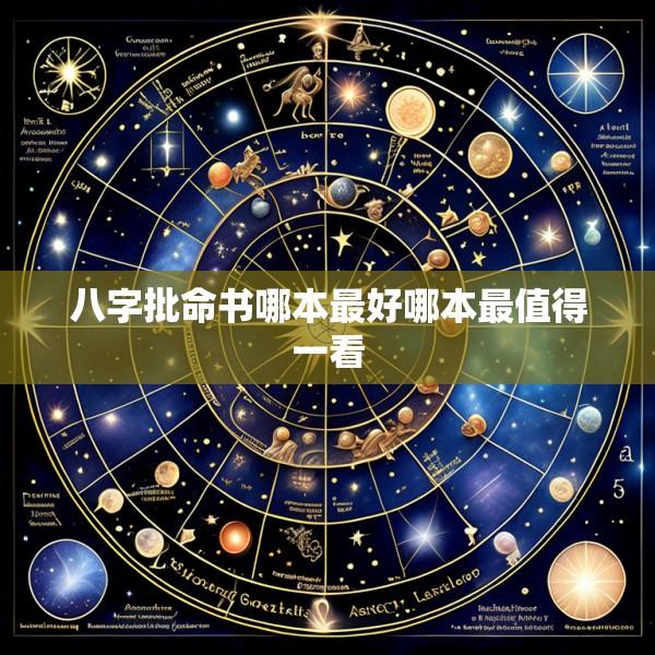 八字批命书哪本最好哪本最值得一看