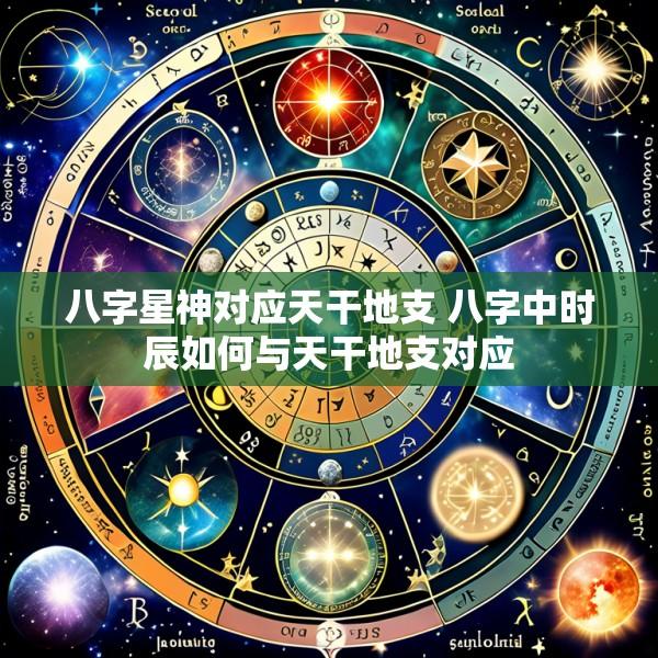 八字星神对应天干地支 八字中时辰如何与天干地支对应