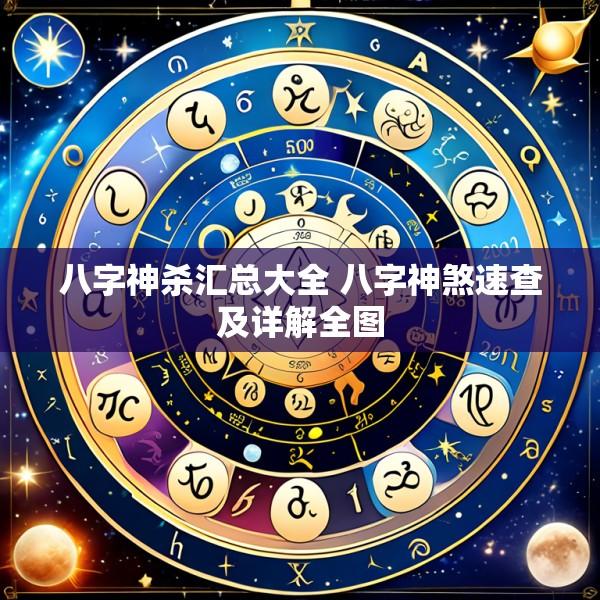 八字神杀汇总大全 八字神煞速查及详解全图