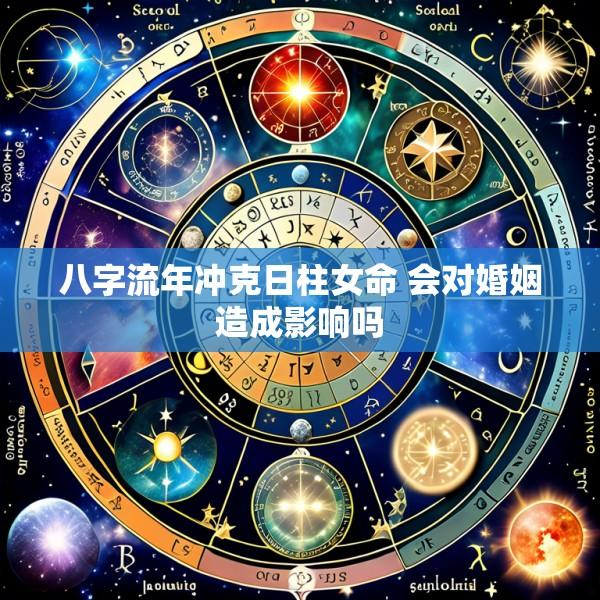 八字流年冲克日柱女命 会对婚姻造成影响吗