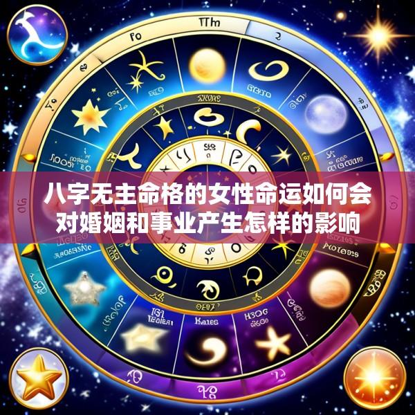 八字无主命格的女性命运如何会对婚姻和事业产生怎样的影响