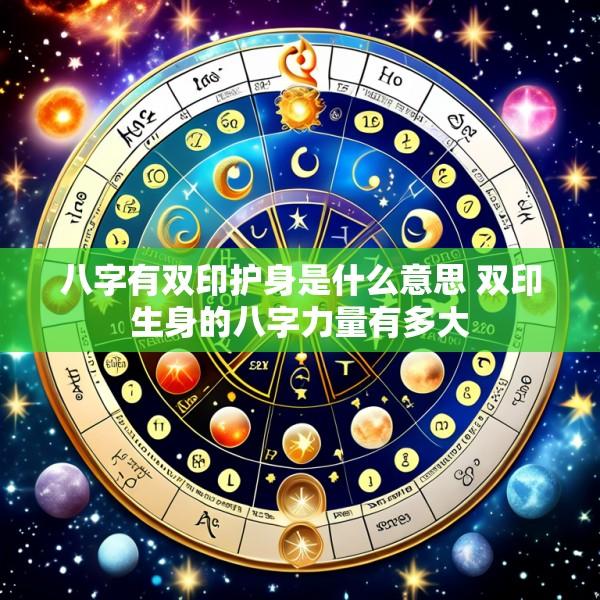 八字有双印护身是什么意思 双印生身的八字力量有多大