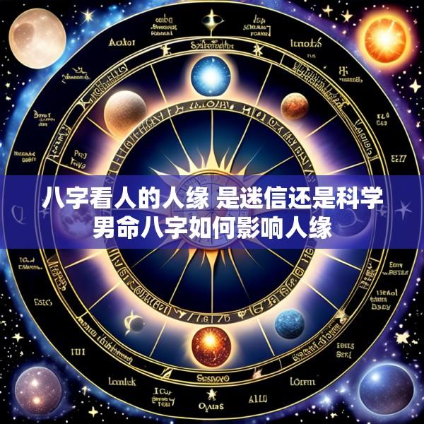 八字看人的人缘 是迷信还是科学男命八字如何影响人缘