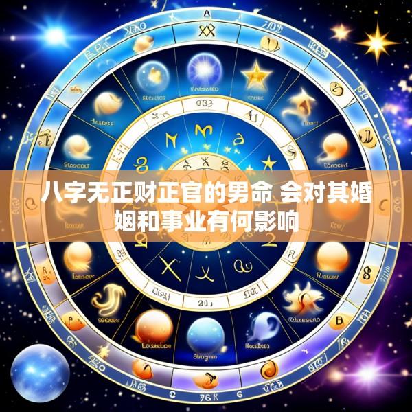 八字无正财正官的男命 会对其婚姻和事业有何影响