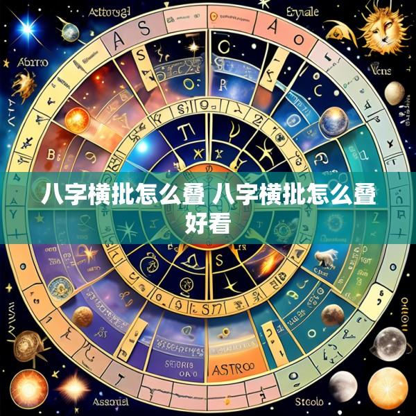 八字横批怎么叠 八字横批怎么叠好看