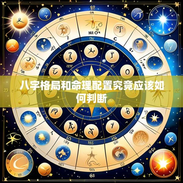 八字格局和命理配置究竟应该如何判断