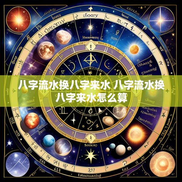 八字流水换八字来水 八字流水换八字来水怎么算