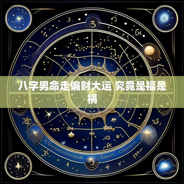 八字男命走偏财大运 究竟是福是祸