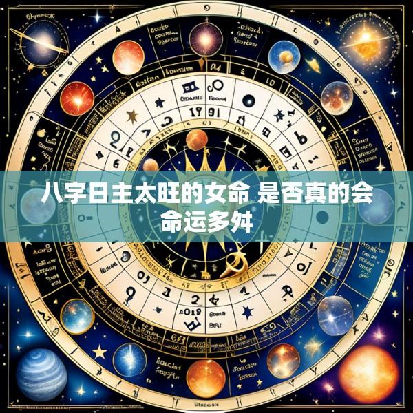 八字日主太旺的女命 是否真的会命运多舛