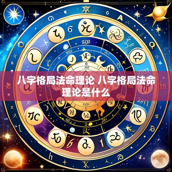 八字格局法命理论 八字格局法命理论是什么