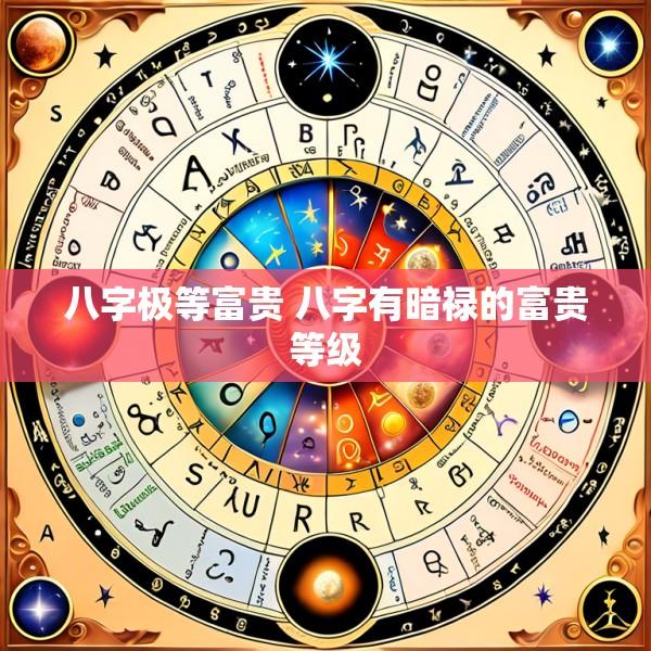 八字极等富贵 八字有暗禄的富贵等级