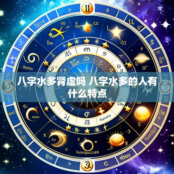 八字水多肾虚吗 八字水多的人有什么特点