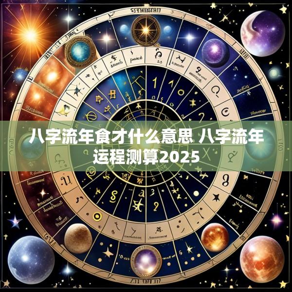 八字流年食才什么意思 八字流年运程测算2025