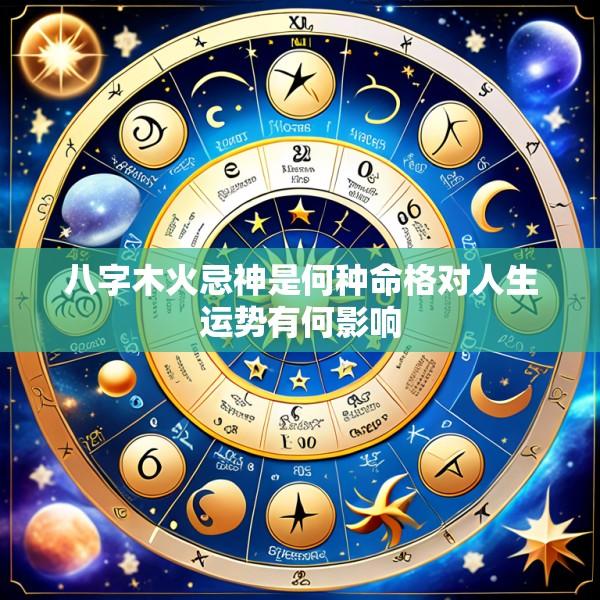 八字木火忌神是何种命格对人生运势有何影响