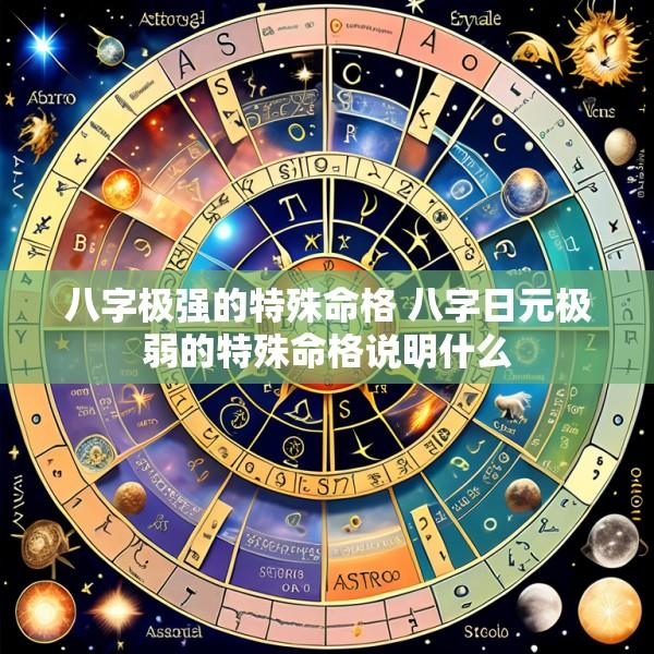 八字极强的特殊命格 八字日元极弱的特殊命格说明什么