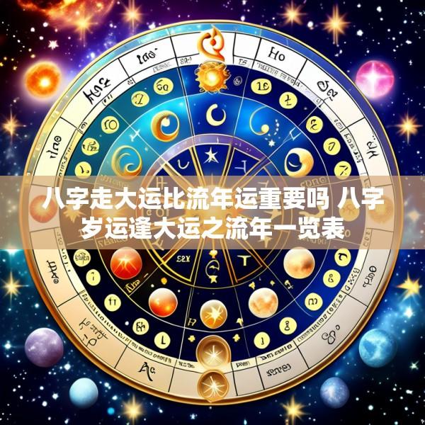 八字走大运比流年运重要吗 八字岁运逢大运之流年一览表