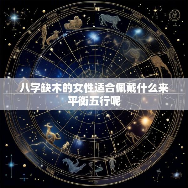 八字缺木的女性适合佩戴什么来平衡五行呢
