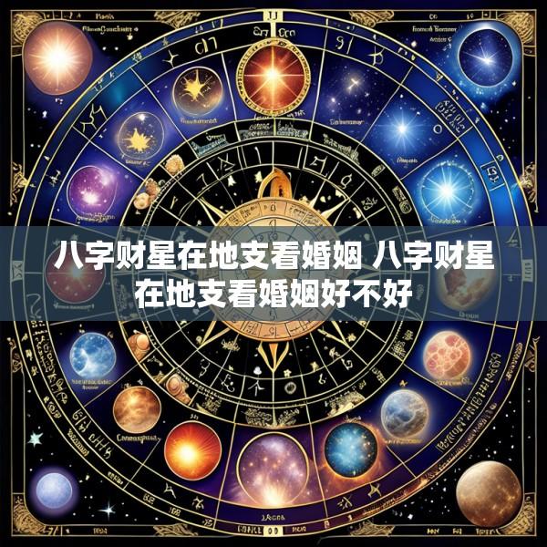 八字财星在地支看婚姻 八字财星在地支看婚姻好不好