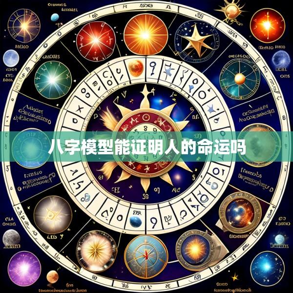 八字模型能证明人的命运吗