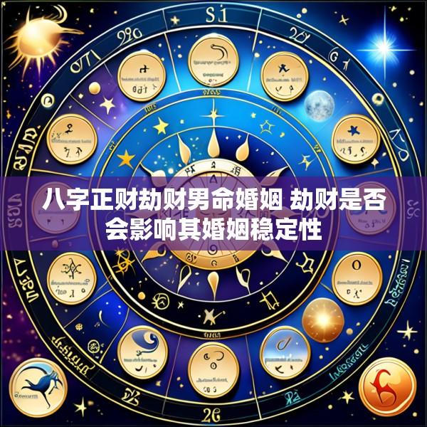 八字正财劫财男命婚姻 劫财是否会影响其婚姻稳定性