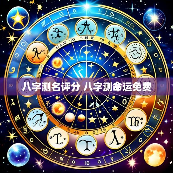 八字测名评分 八字测命运免费