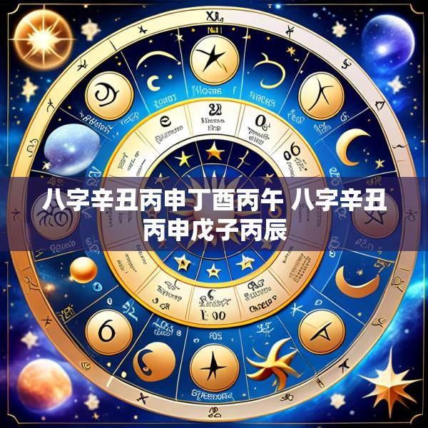 八字辛丑丙申丁酉丙午 八字辛丑丙申戊子丙辰