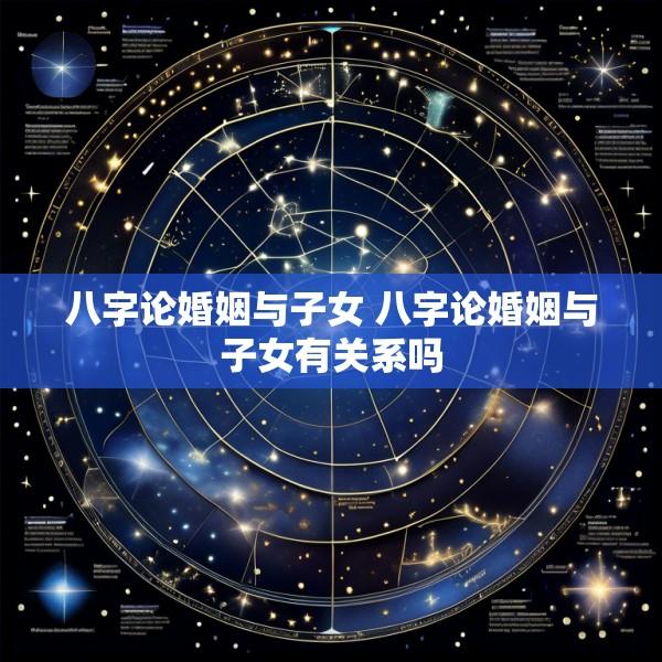 八字论婚姻与子女 八字论婚姻与子女有关系吗