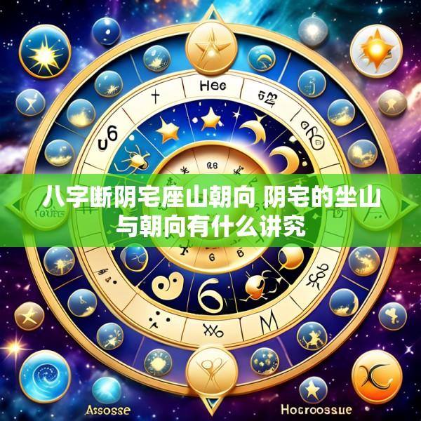 八字断阴宅座山朝向 阴宅的坐山与朝向有什么讲究