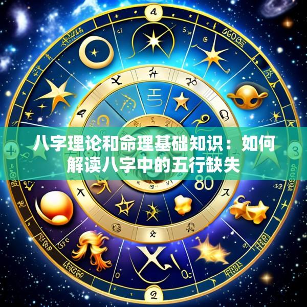 八字理论和命理基础知识：如何解读八字中的五行缺失