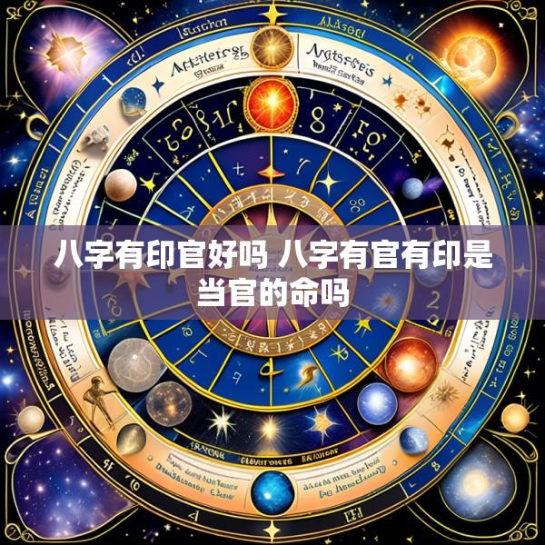 八字有印官好吗 八字有官有印是当官的命吗
