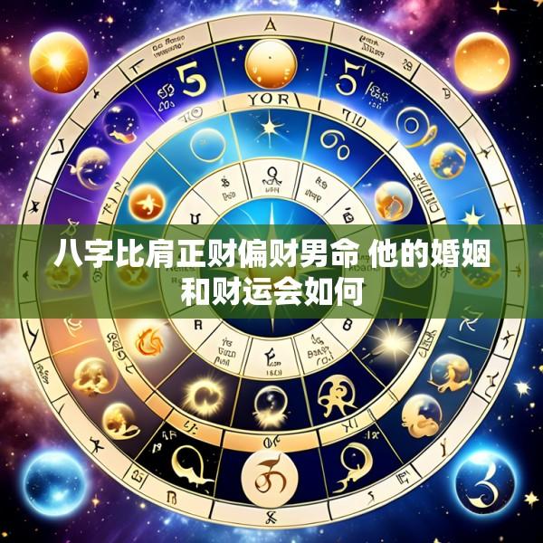 八字比肩正财偏财男命 他的婚姻和财运会如何