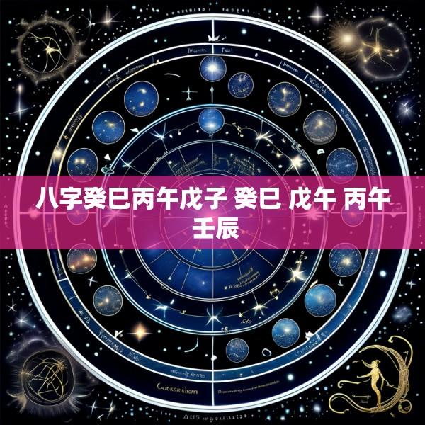 八字癸巳丙午戊子 癸巳 戊午 丙午 壬辰