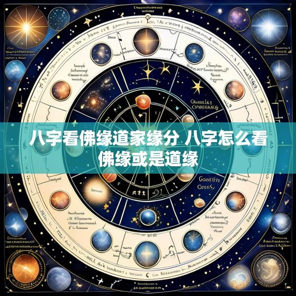 八字看佛缘道家缘分 八字怎么看佛缘或是道缘