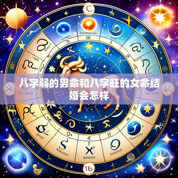 八字弱的男命和八字旺的女命结婚会怎样