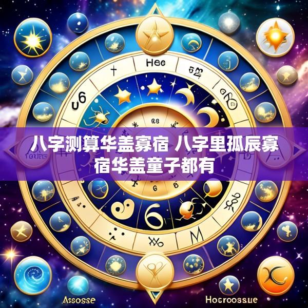 八字测算华盖寡宿 八字里孤辰寡宿华盖童子都有