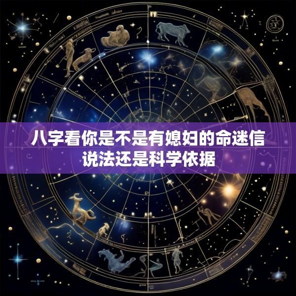 八字看你是不是有媳妇的命迷信说法还是科学依据
