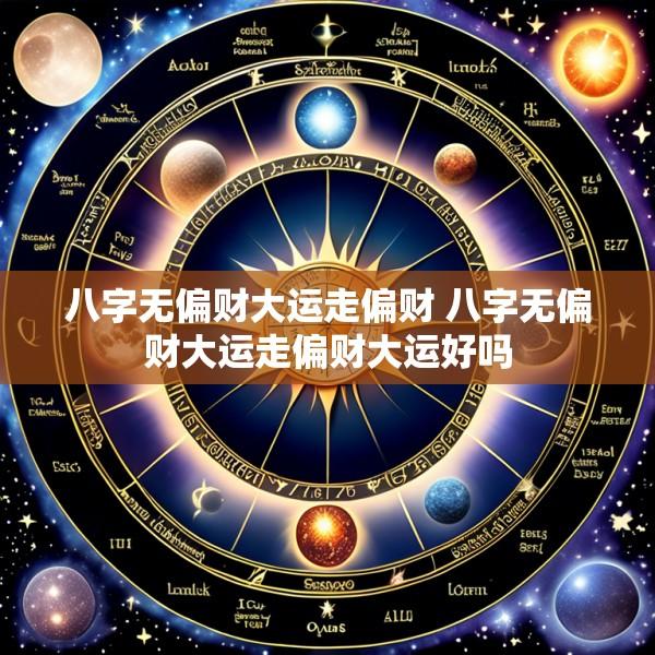 八字无偏财大运走偏财 八字无偏财大运走偏财大运好吗