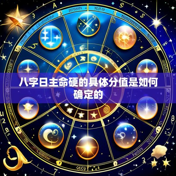 八字日主命硬的具体分值是如何确定的