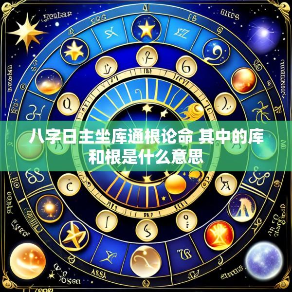八字日主坐库通根论命 其中的库和根是什么意思