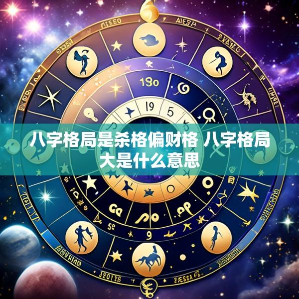 八字格局是杀格偏财格 八字格局大是什么意思