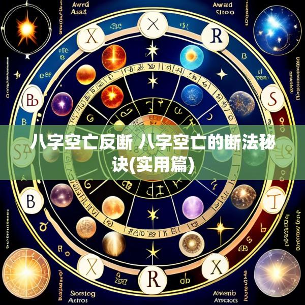 八字空亡反断 八字空亡的断法秘诀(实用篇)