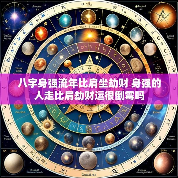 八字身强流年比肩坐劫财 身强的人走比肩劫财运很倒霉吗