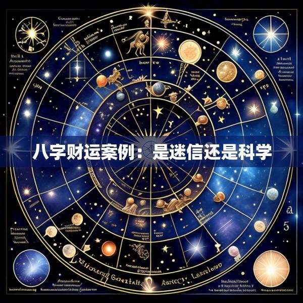 八字财运案例：是迷信还是科学