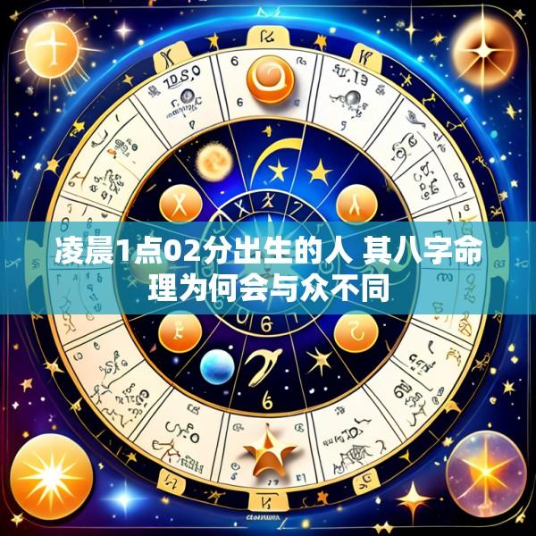 凌晨1点02分出生的人 其八字命理为何会与众不同